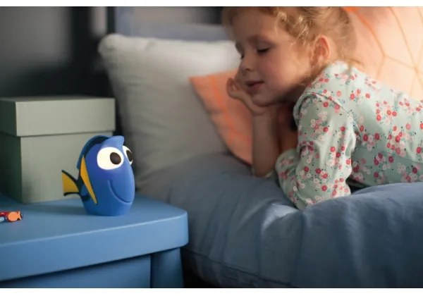 Philips 71768/90/16 - Lampada LED per bambini DISNEY DORY 1xLED/0,3W/3V