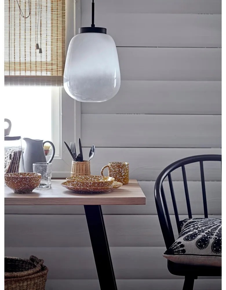 Ciotola in gres arancione e bianco, ø 15,5 cm Carmel - Bloomingville