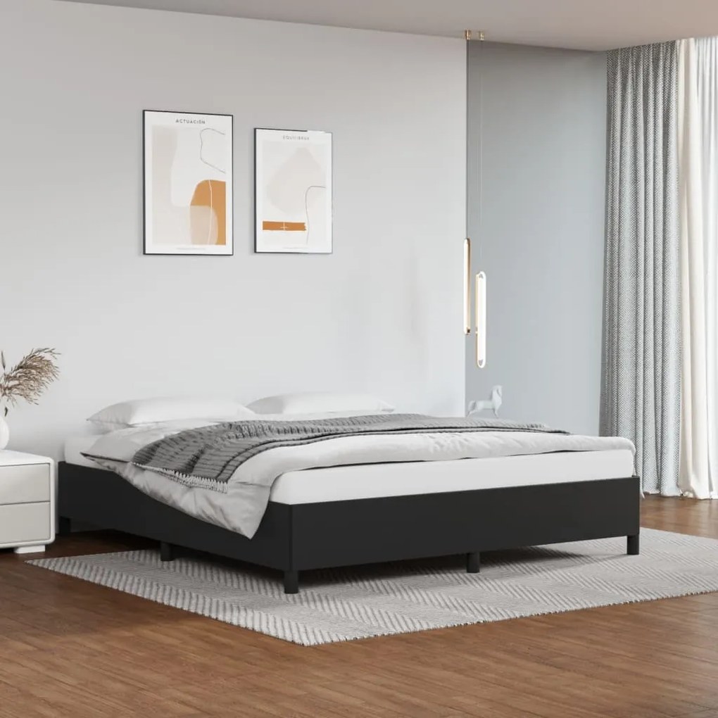 Giroletto Nero 180x200 Cm İn Similpelle /