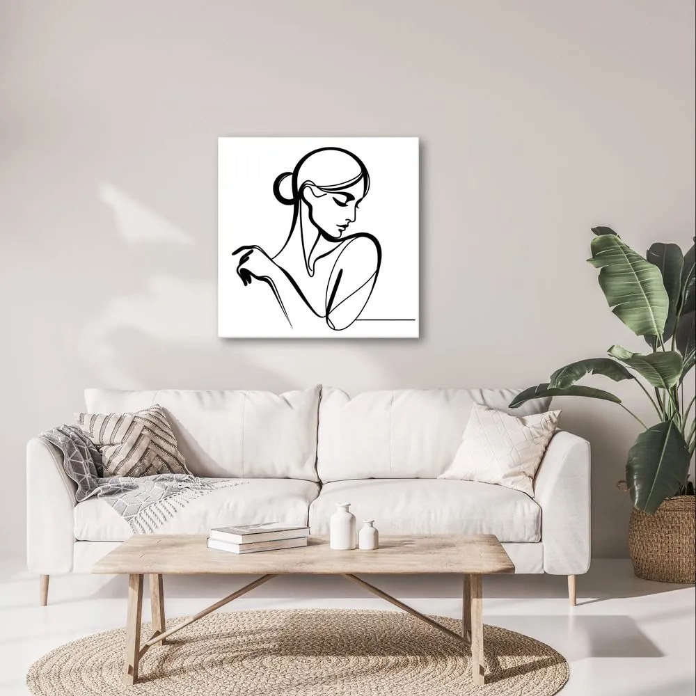 Quadro su tela – Linea femminile misteriosa