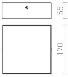 RED - Design Rendl - R12848 - Plafoniera LED LARISA LED/15W/230V bianca