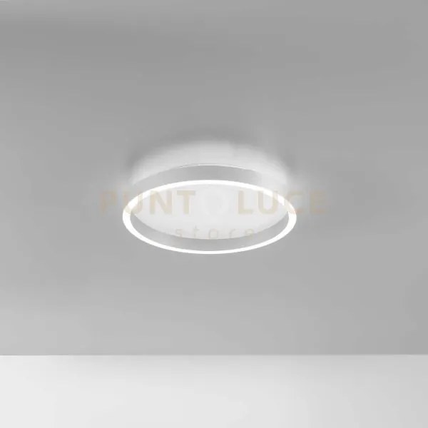 Aela p/p - plafoniera a led in alluminio bianco 1800-1900lm 3000-40...
