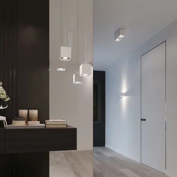 Sollux SL.0027 - Faretto QUAD 1 1xGU10/10W/230V bianco