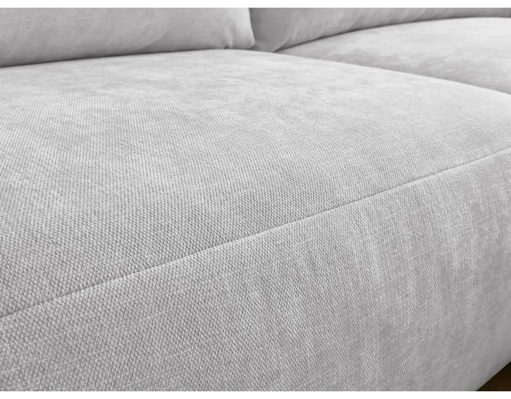 Divano angolare in grigio chiaro Aden – Bobochic Paris