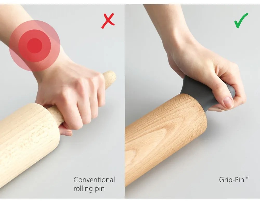 Mattarello di legno per la pasta Grip-Pin - Joseph Joseph