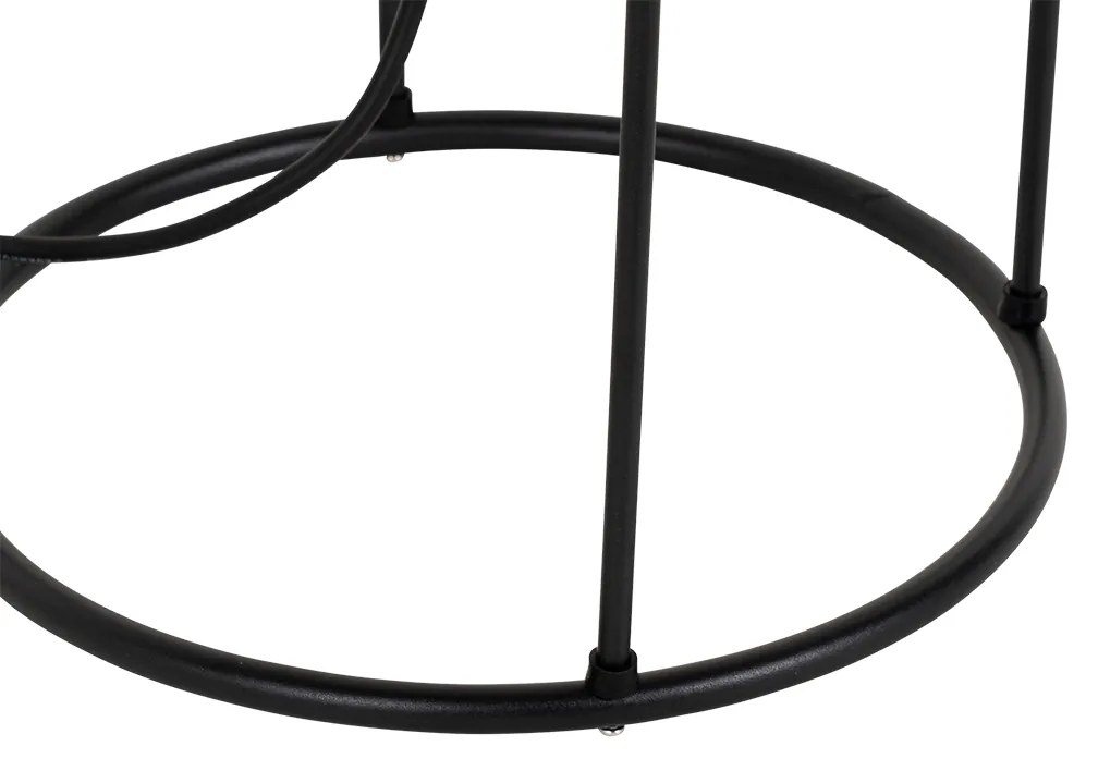 Lampada da terra da esterno di design nera - Jannie