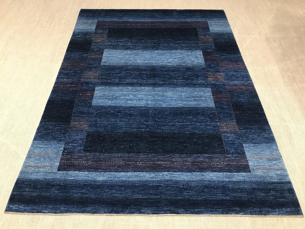 Loribaft Tappeto 340x250 Blu (Iran) Annodato A Mano