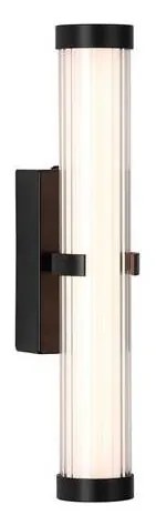 Searchlight 63124-1BK - Lampada da parete a LED CLAMP LED/7W/230V