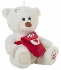 Peluche Orso 25 cm Bianco