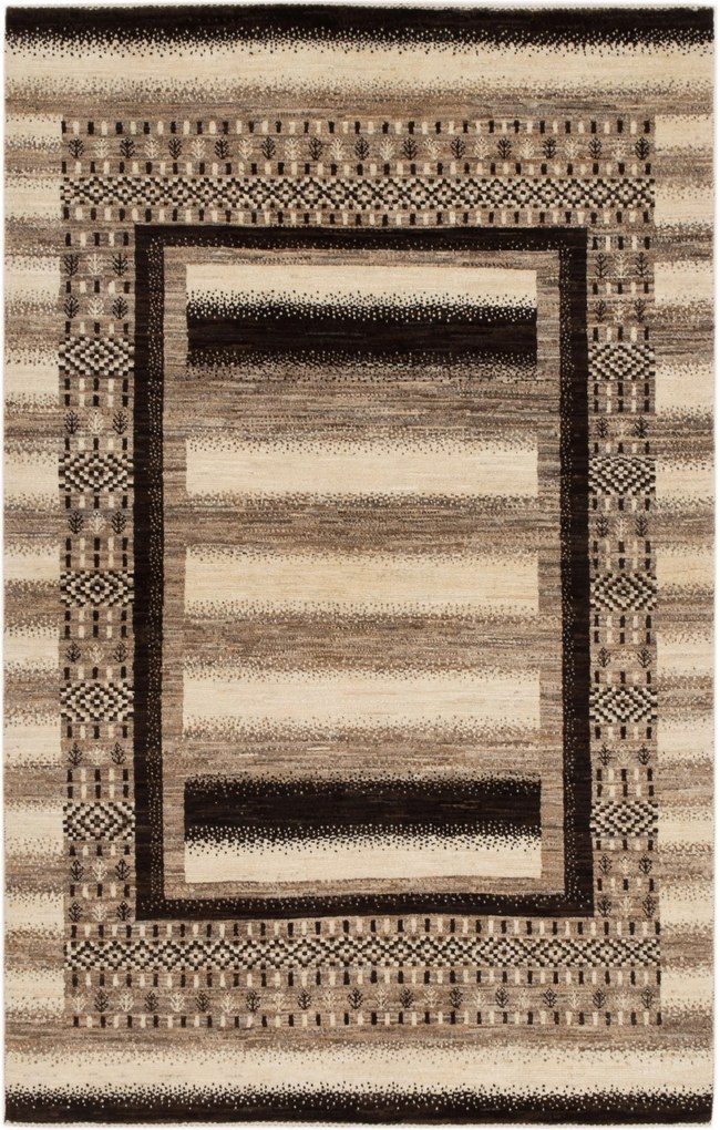 Loribaft Tappeto persiano 200x120 Beige (Iran) Annodato A Mano