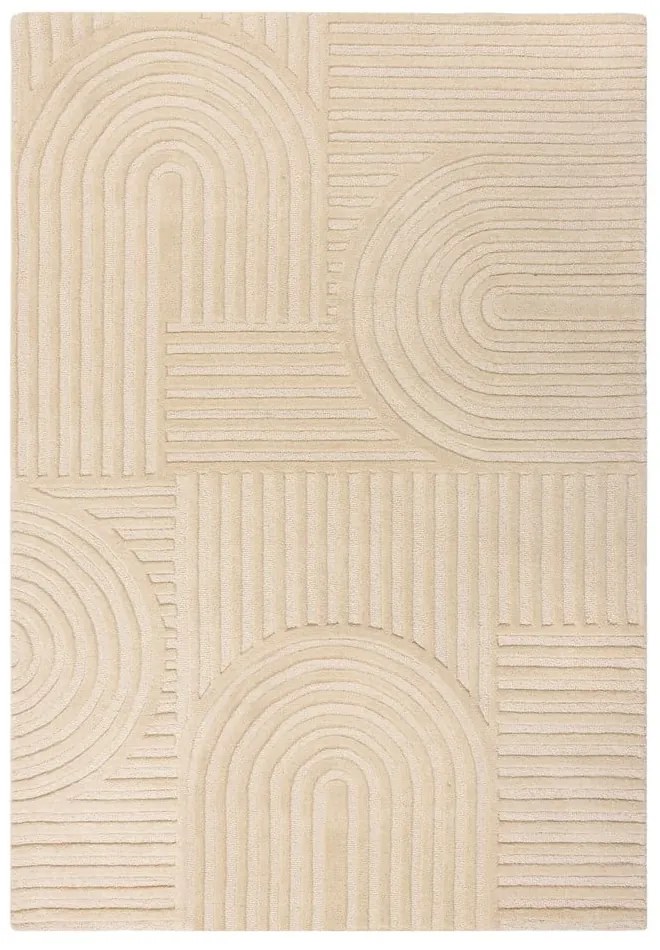 Tappeto in lana beige 120x170 cm Zen Garden - Flair Rugs