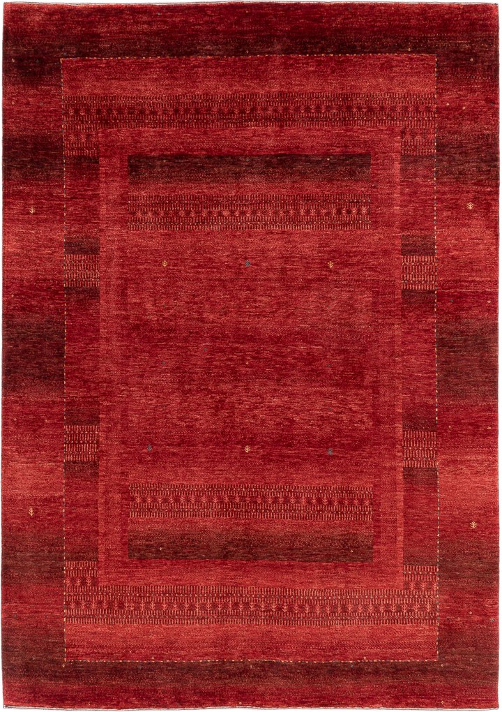 Loribaft Tappeto 240 x 170 Rosso (Iran) Annodato A Mano