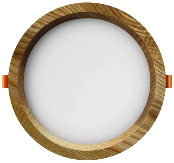 APLED - Lampada LED RONDO WOODLINE LED/6W/230V 3000K diametro 15 cm cenere legno solido