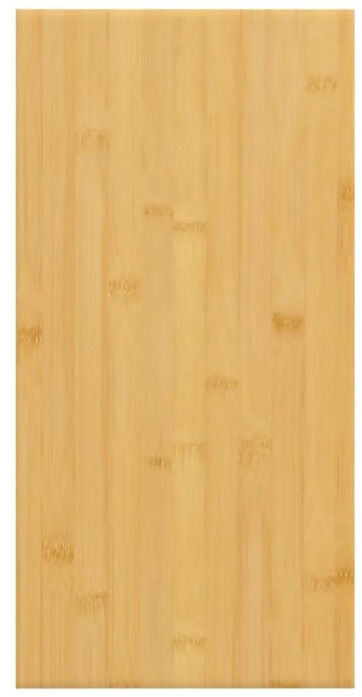 Scaffale a parete 40x20x4 cm in bambù