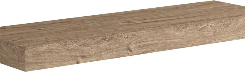 Top per lavabo Brera L 140 x H 9.8 x P 46 cm rovere rustico mdf