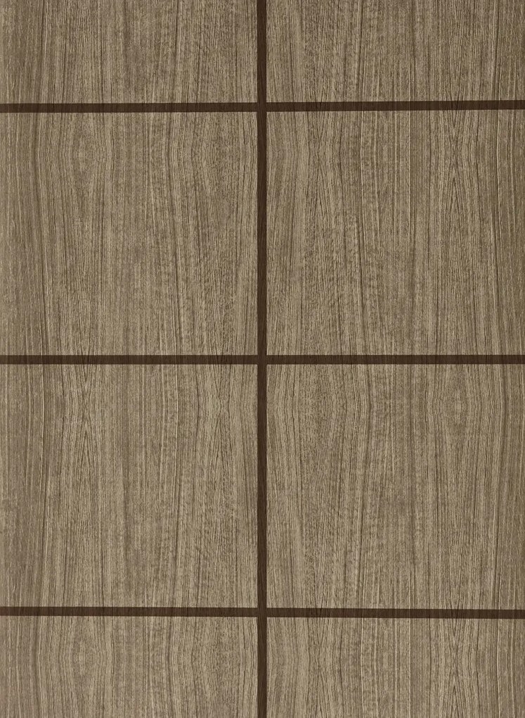 Harlequin Carta da parati Wood Blocks - Walnut/ Gloss