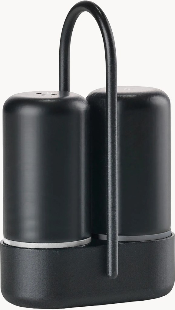 Set saliera e pepiera Singles Black 3 pz