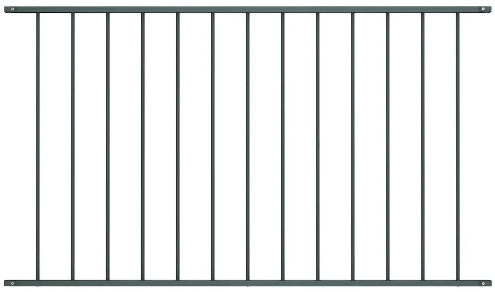 Pannello Di Recinzione Acciaio Verniciato 1,7x1 M Antracite /