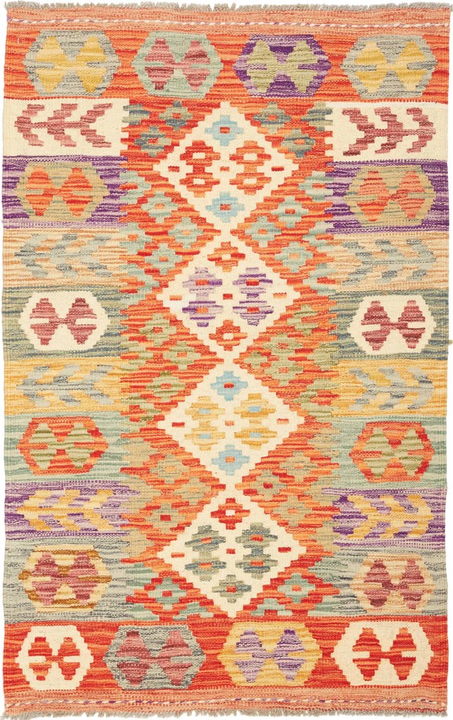 Kilim Tappeto 130 x 80 (Pakistan) Tessuto A Mano