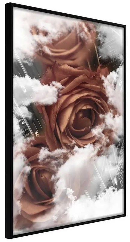 Poster  Heavenly Roses  Cornice Quadri Cornice nera, Larghezza x Altezza Home decor 40x60