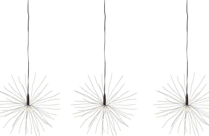 Decorazione luminosa nera per esterni ø 25 cm Meteor - Markslöjd