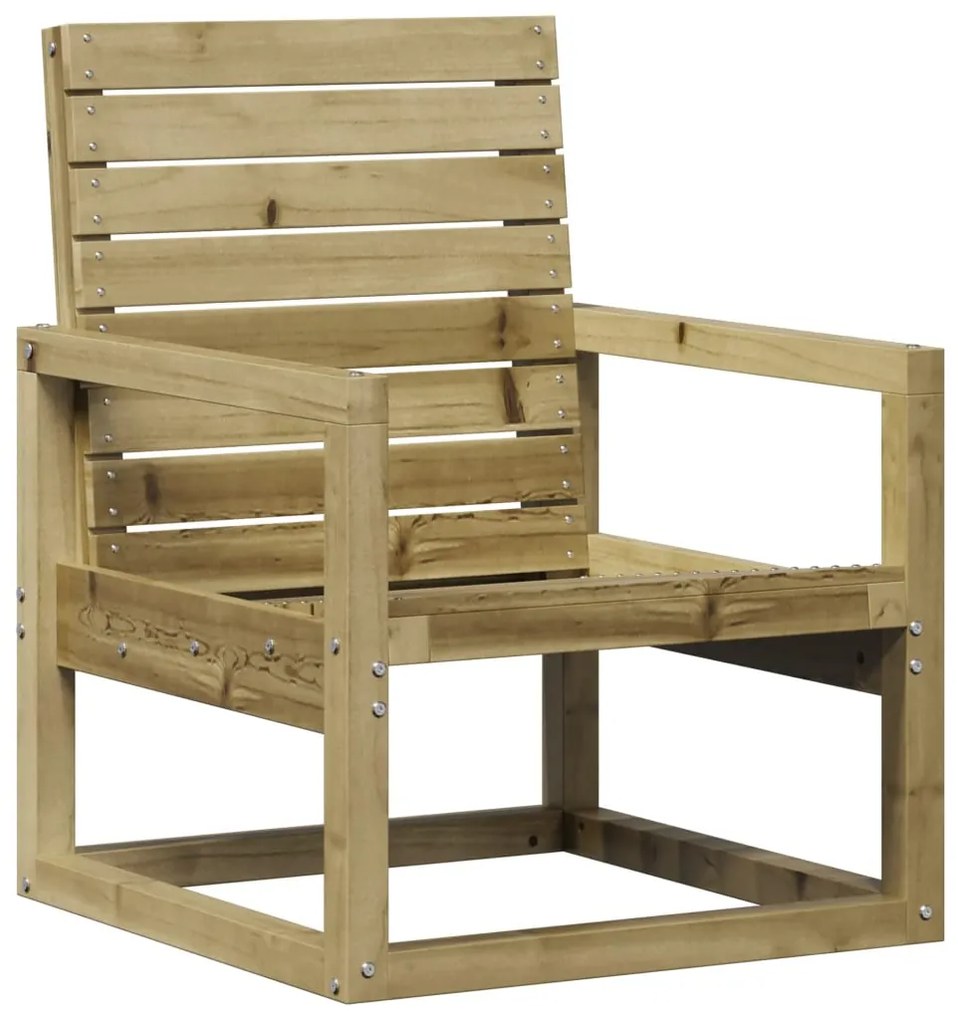 Set Salotto da Giardino 3 pz in Legno Impregnato di Pino