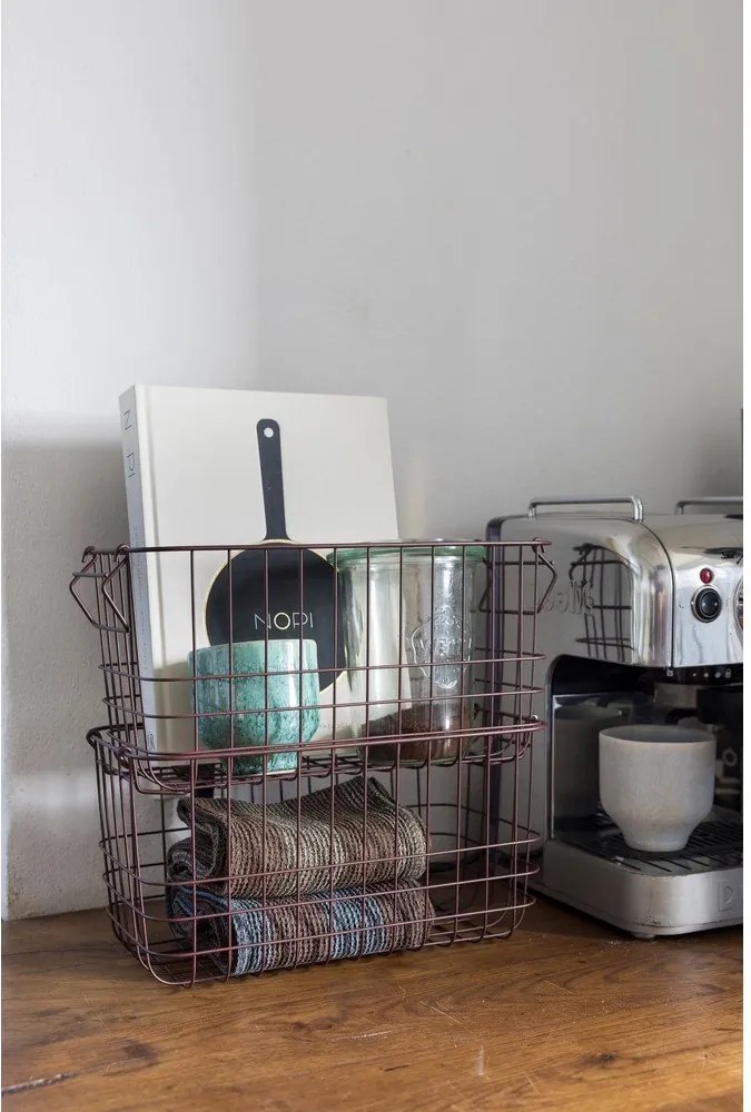 Cesto con filo metallico in metallo 31x16,5x16 cm Store-It – Mette Ditmer Denmark