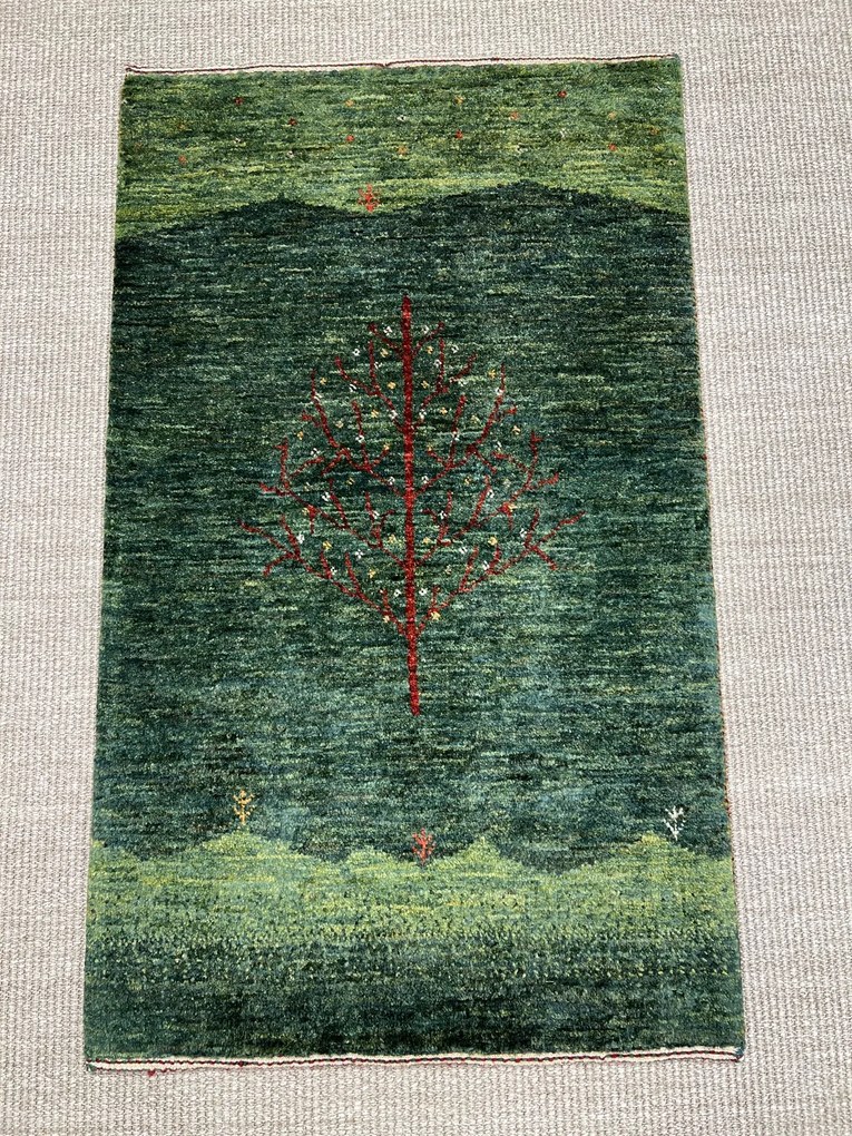 Loribaft Tappeto persiano 60 x 100 Verde (Iran) Annodato A Mano