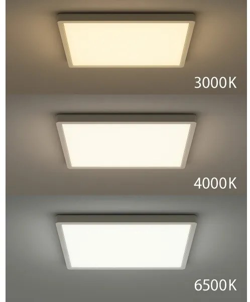 Plafoniera LED/24W/230V 3000/4000/6500K 30x30 cm bianca