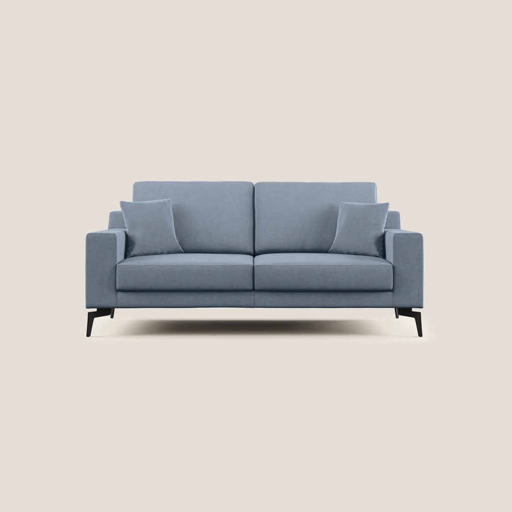 Prestige divano moderno in microfibra smacchiabile T11 carta-da-zucchero 166 cm
