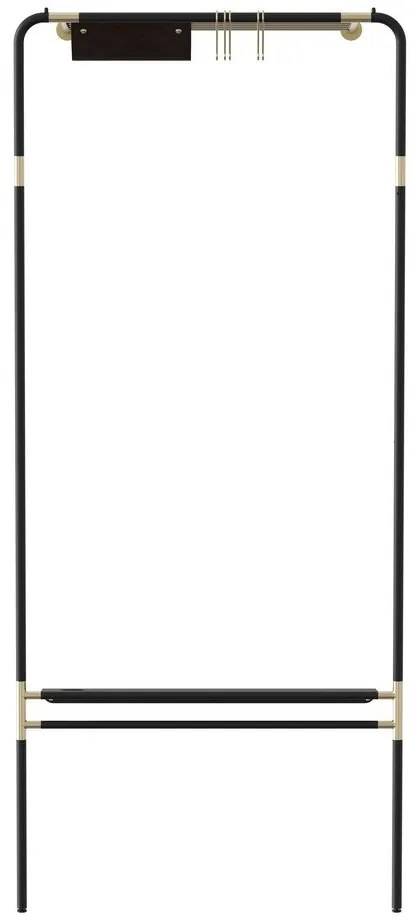 Set da corridoio in metallo nero Lean On Me - UMAGE