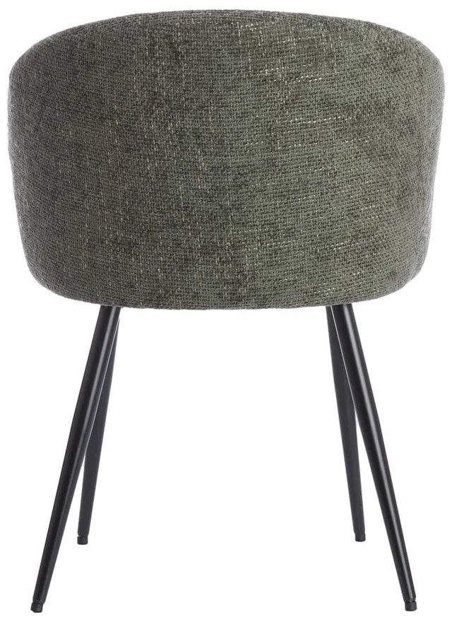 Set di sedie da pranzo color kaki in metallo 2 pz Radaja – Light &amp; Living