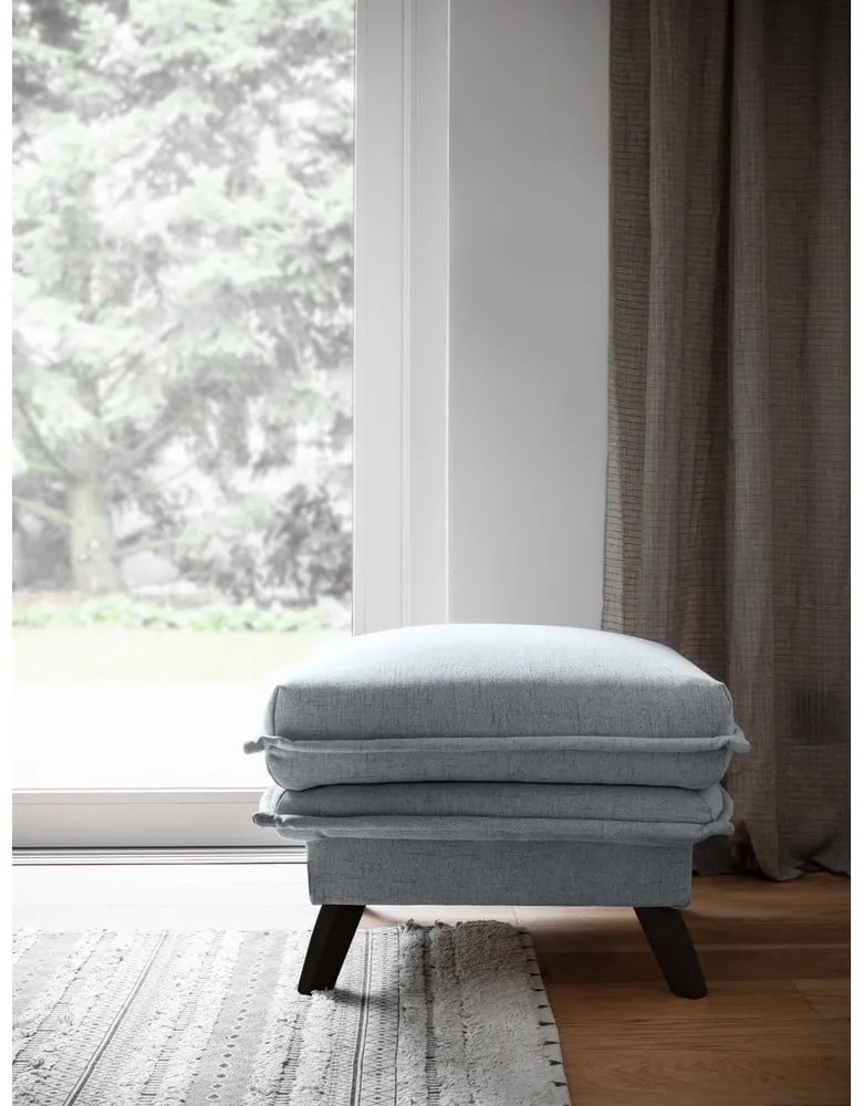 Poggiapiedi grigio chiaro Charming Charlie - Miuform