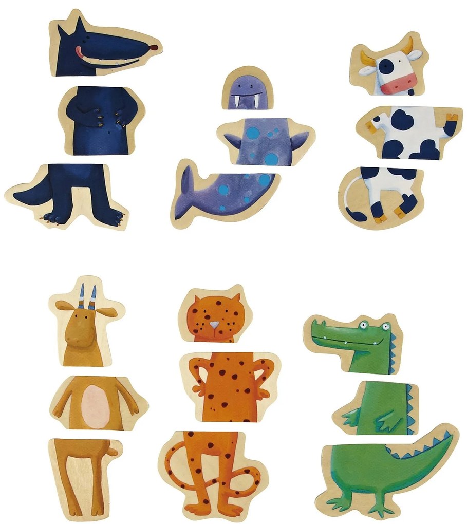 Animali magnetici in tre pezzi