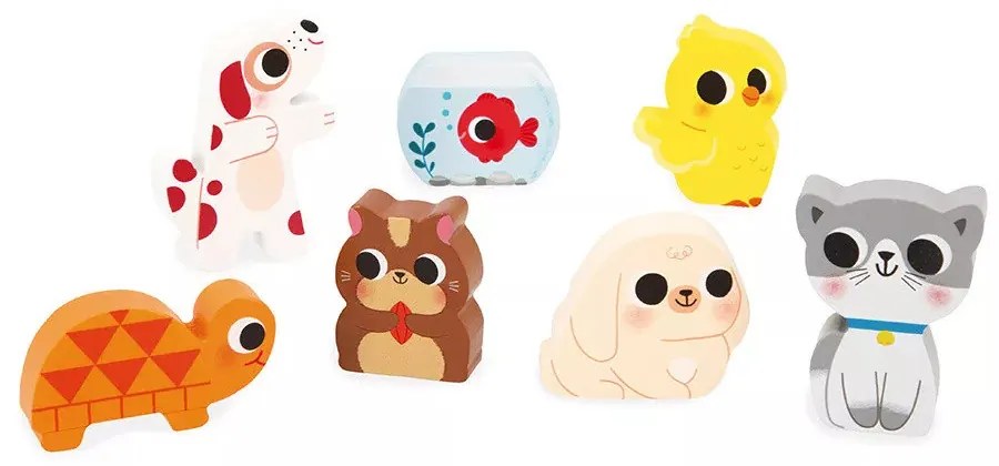 Puzzle a incastro 3D - Animali domestici
