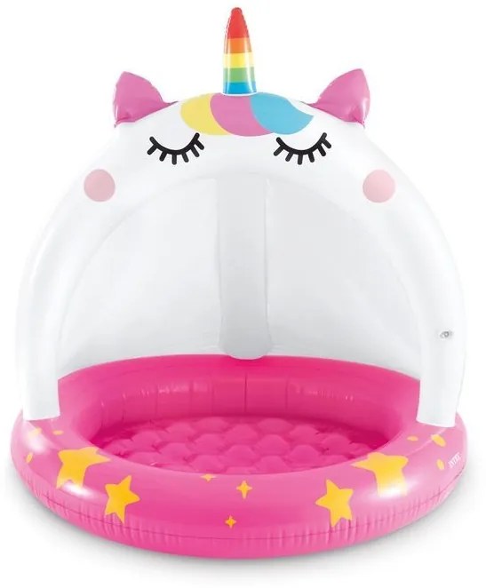 Piscina per bambini con tetto a unicorno