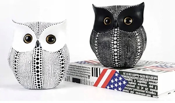 Decorazione da tavolo 15 cm nera