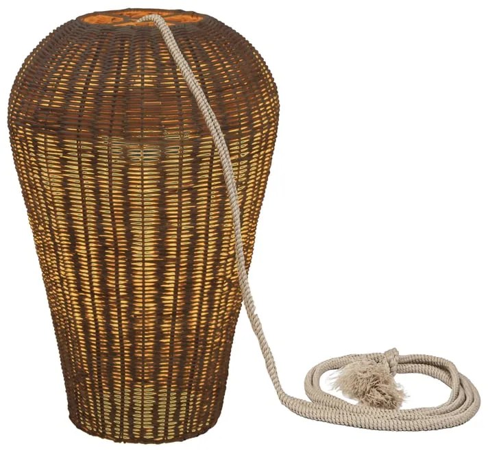 Lampadario LED design SAONA 50 BATTERY HANG marrone ø31cm, luce calda 900 lumen, NEWGARDEN