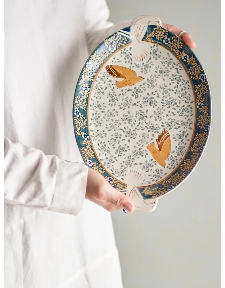 Vassoio in gres 25x34 cm Hezha – Bloomingville