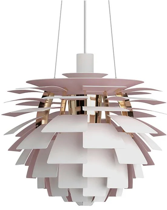 Louis Poulsen - PH Artichoke Lampada a Sospensione Anniversary Ø480 Matt White/Pale Rose Louis