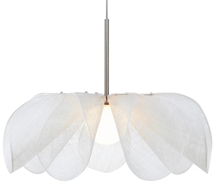 Markslöjd - Styrka Lampada a Sospensione Ø75 Satin Nichel/Bianco Markslöjd