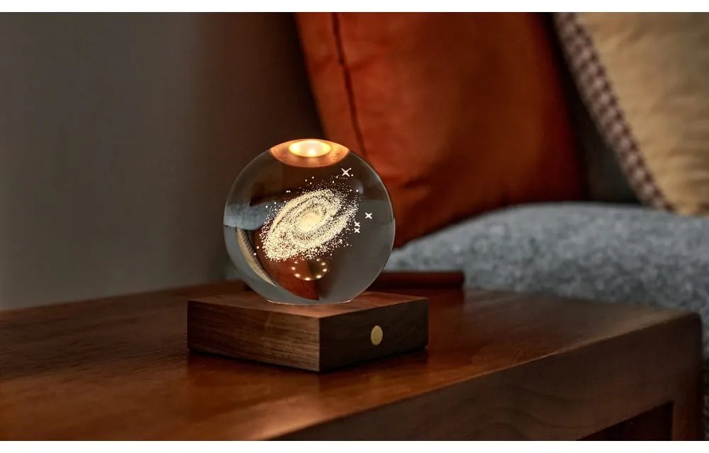 Decorazione luminosa marrone scuro con ricarica USB Amber – Gingko