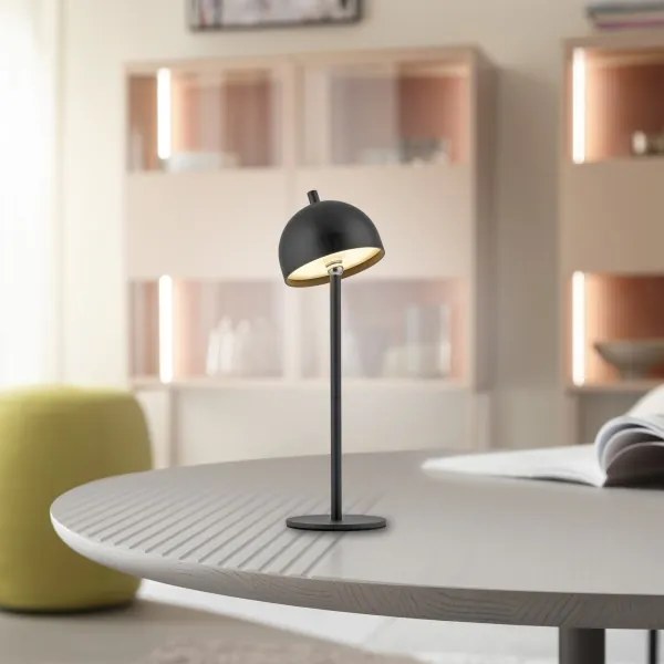 Schöner Wohnen 19244-18 - lampada da tavolo a LED dimmerabile BELLIS LED/2,5W/5V IP54 nero