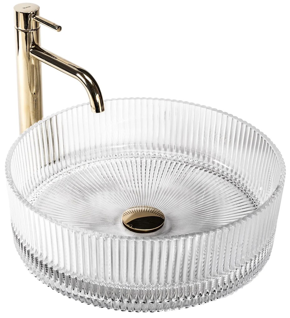 Lavabo da appoggio Rea Ingrid Transparent