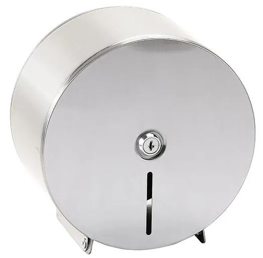 Dispenser per carta 20x20 cm in acciaio inossidabile/argento