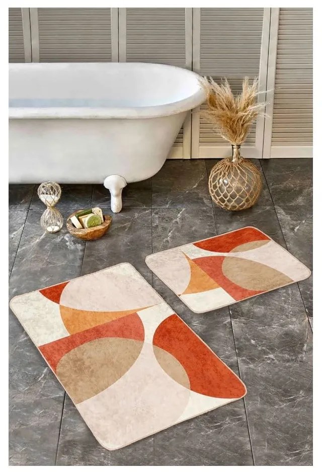 Set di tappetini per il bagno in velluto 2 pz 60x100 cm – Mila Home