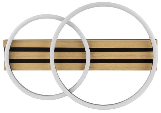 Brilliant - Plafoniera dimmerabile a LED CALMA LED/21W/230V, nero