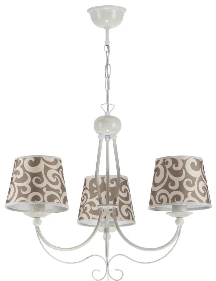 Jupiter 1493 - Lampadario a sospensione con catena SUSAN 3xE27/60W/230V