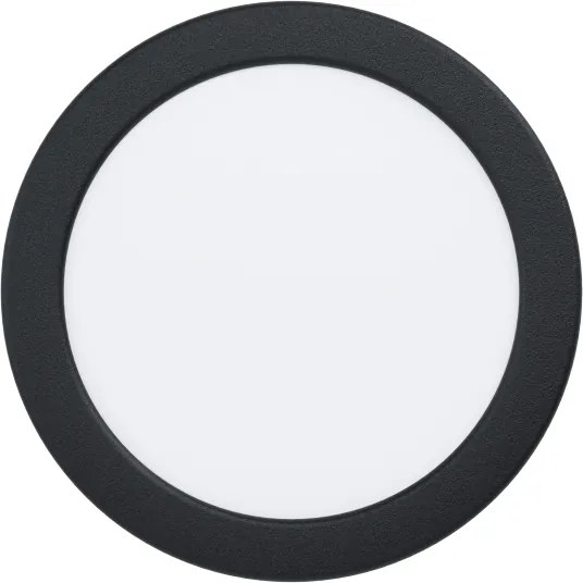 Eglo 901414-LED Plafoniera da incasso per bagno FUEVA LED/10,5W/230V Ø 16,8 cm IP44 nera