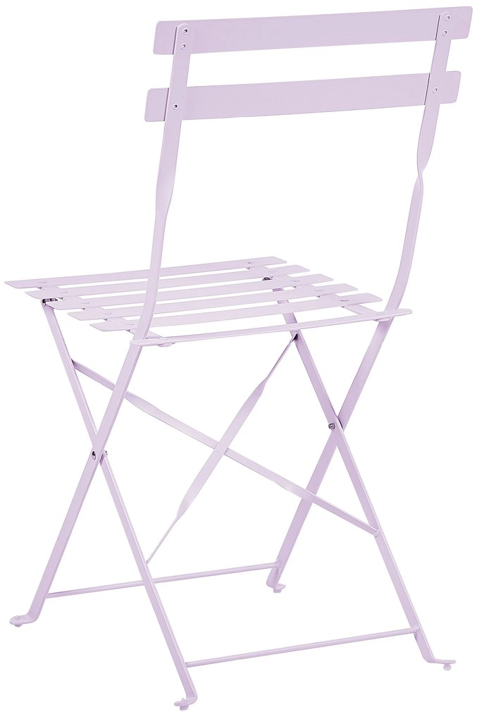 Set da balcone acciaio viola FIORI Beliani